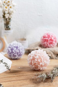 Flower-Ball Candle